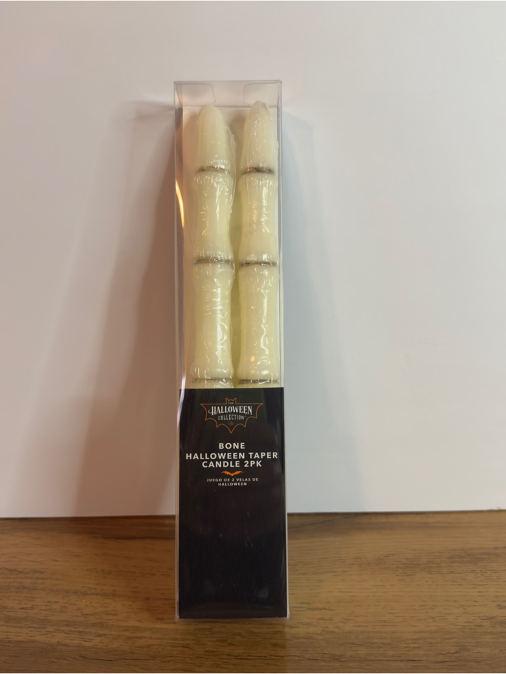 NEW Bone Taper Candles 2-Pack - Cream Halloween Candles